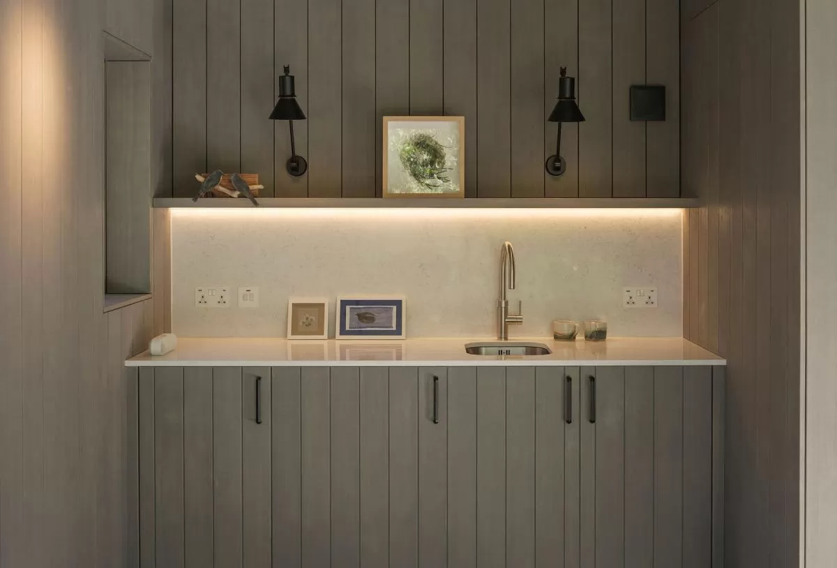 Summerhouse Studio kitchenette Lighting